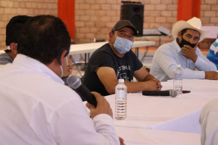 Se renen productores de Durazno, SECAMPO y miembros del Consejo de Salud en Sombrerete