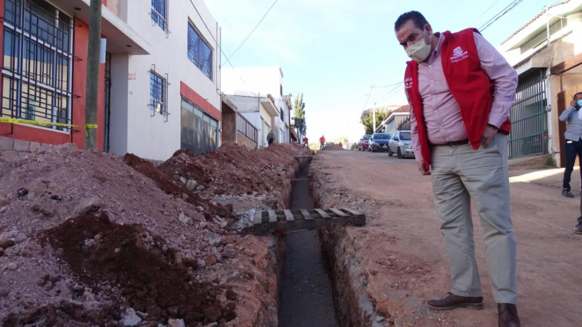 Avanza la rehabilitacin hdrica en la capital zacatecana