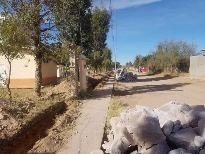 Inicia construccin barda perimetral en Telesecundaria de la comunidad de Chupaderos