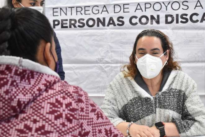 Contin�a entrega de apoyos funcionales a personas con discapacidad