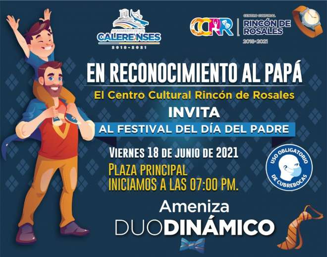 Invitan al festival del da del padre en Calera