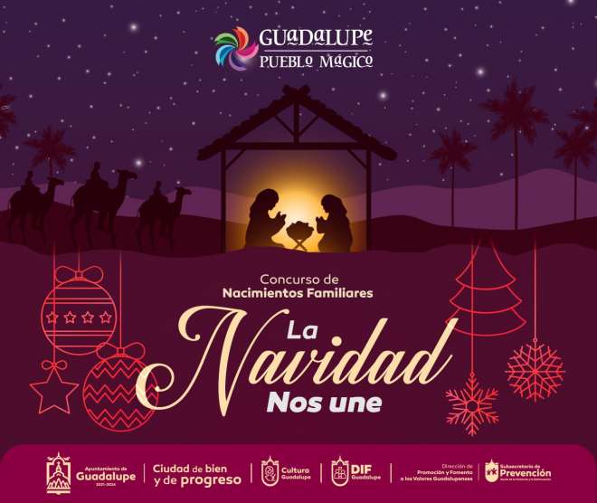 Convocan a participar en concurso de nacimientos navideos en Guadalupe