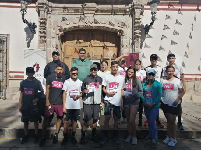 Realizan carrera 8k para conmemorar el día de la mujer en Jerez