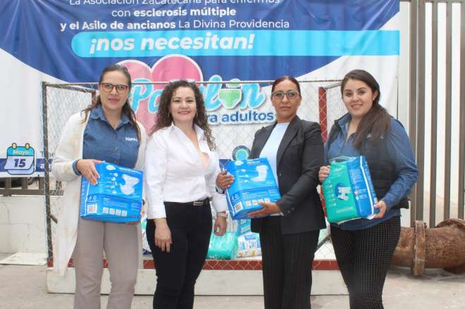 Invita Voluntariado de la JIAPAZ a colecta de pañales para adultos en condiciones vulnerables 