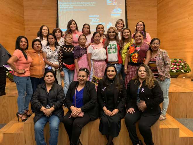Crea Gobierno de Zacatecas redes de Mujeres Constructoras de Paz