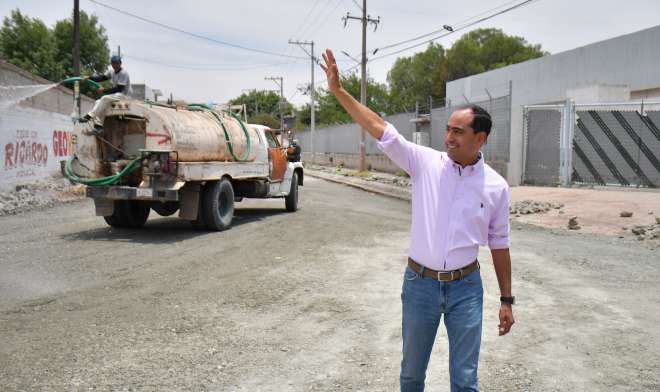 Continúan trabajos de mejoramiento a la infraestructura vial en el Municipio de Guadalupe