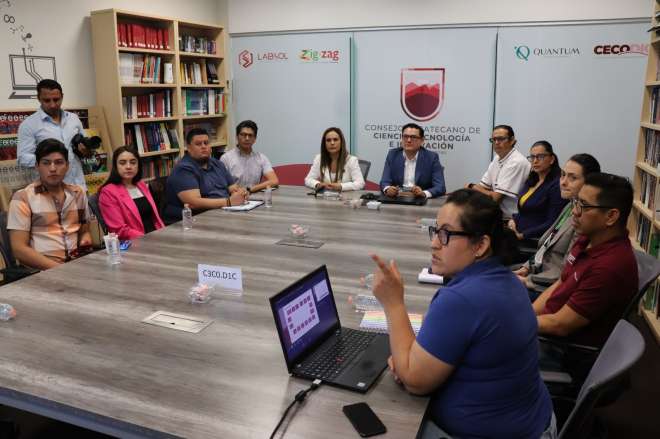 Zacatecas presenta a Aguascalientes experiencia editorial exitosa con la revista de divulgacin cientfica eek
