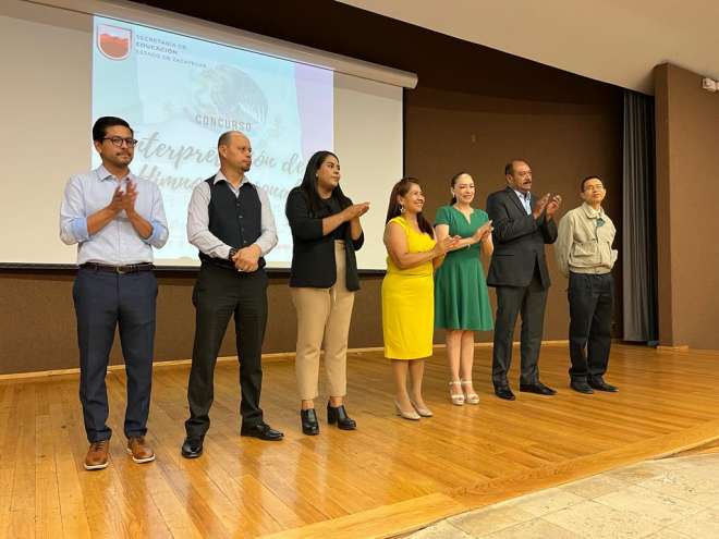 Promueve Gobierno de Zacatecas valores a travs del Concurso de Interpretacin del Himno Nacional