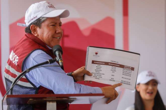 No descansar ni un solo da para lograr el rescate carretero en Zacatecas: David Monreal 