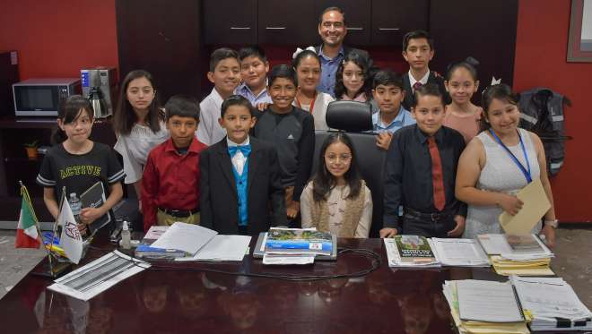 Se lleva a cabo la Segunda Sesin de Cabildo infantil en el Ayuntamiento de Guadalupe