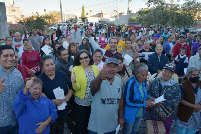 Contina Pepe Saldvar con entrega de apoyos alimentarios en Guadalupe