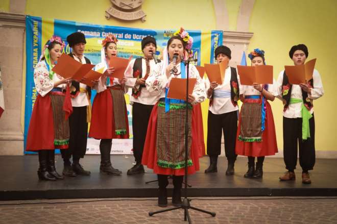 Realizan actividades de la semana cultural de Ucrania en Zacatecas