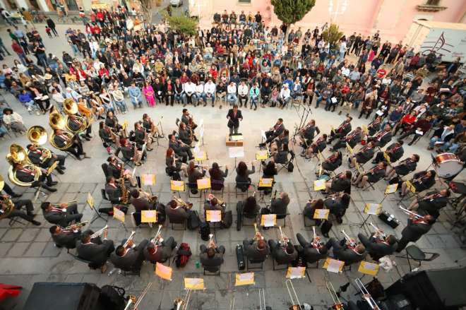 Banda Sinfnica de Zacatecas present concierto taurino dentro de las actividades de La Jerezada