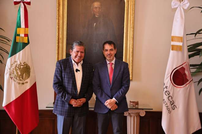 Visita Zacatecas Embajador de Espaa en Mxico; estrecha colaboraciones 