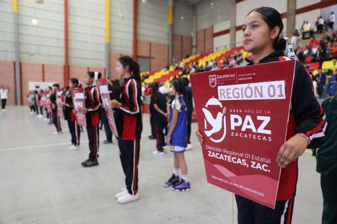Participan cerca de 3 mil estudiantes de educacin bsica en Juegos Deportivos Estatales Escolares