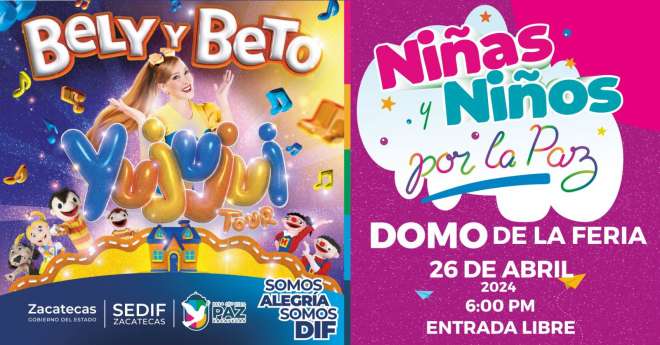 Bely y Beto se presentarn en Zacatecas para celebrar el Da del Nio y la Nia